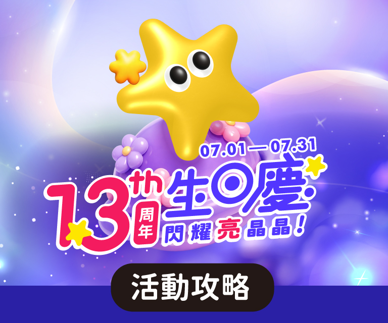 13th生日慶 感謝您的參與！