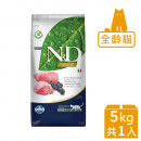 【Farmina法米納】ND天然頂級無穀貓糧 GC3全齡貓 羊肉藍莓 5kg