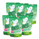 白鴿 天然抗菌洗衣精 尤加利防蟎 補充包2000gx6包