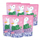 白鴿 天然抗菌洗衣精 迷人小蒼蘭香氛 補充包2000gx6包