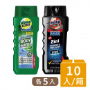 Lucky Super Soft男士冷泉洗沐&清爽沐浴乳355mlx10入 (各五入組)